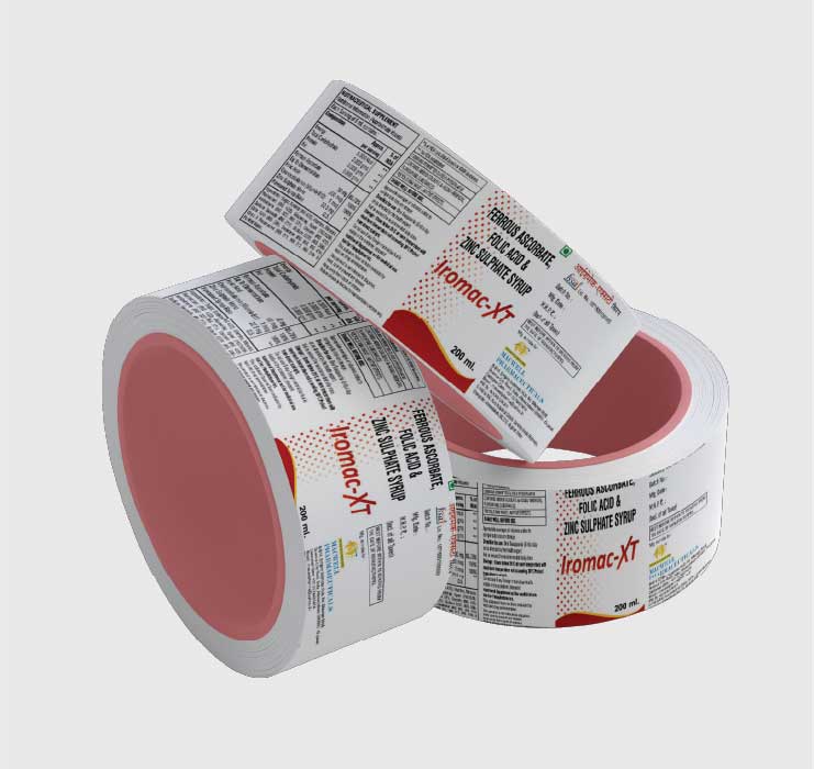 Label Roll Form Sticker Label